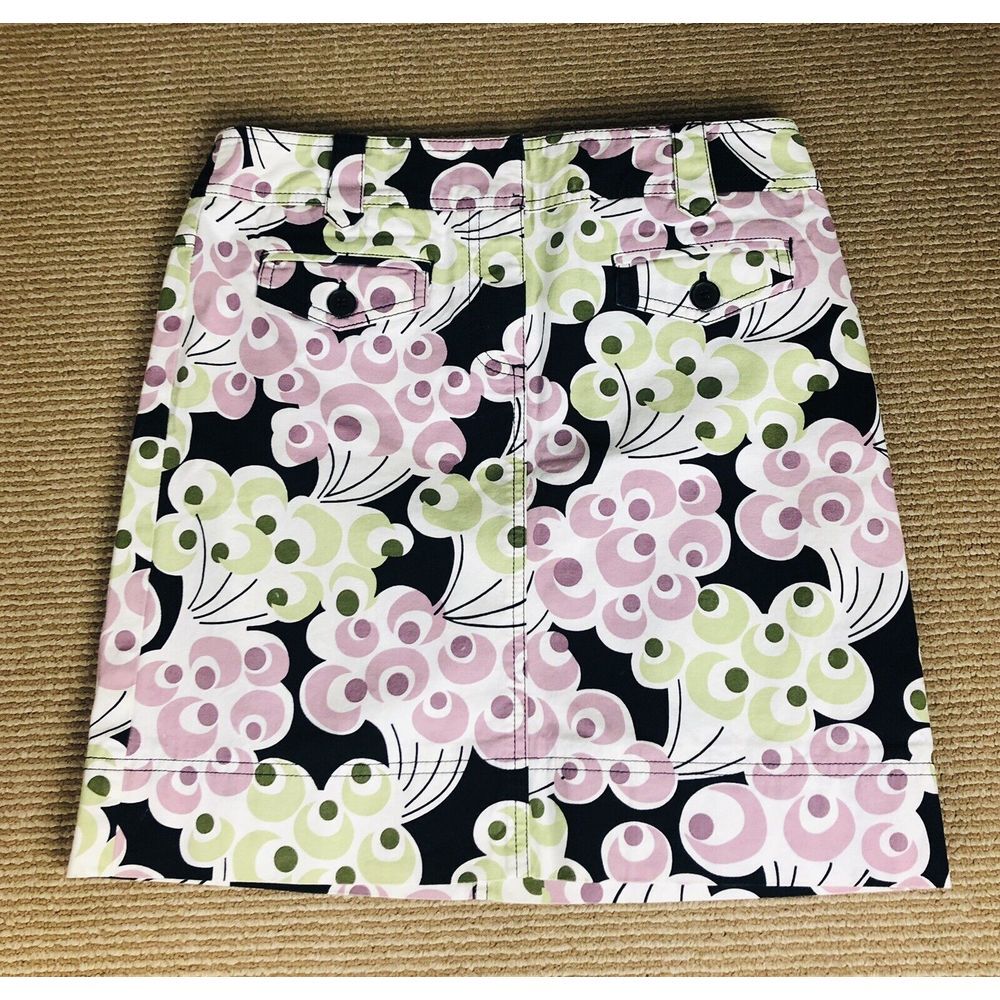 Ann Taylor Loft Women Skirt  Size‎ 6P Multicolor Cotton Blend